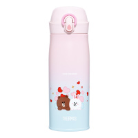 膳魔师，膳魔師（THERMOS）保温杯 linefriends 400ml 朱一龙同款膳魔师新品保温杯卡通可爱便携水杯