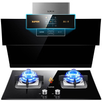 苏泊尔(SUPOR) J619+QB516抽吸油烟机 一级能效 秒速点火 侧吸式烟灶套餐 18m³大吸力(液化气)