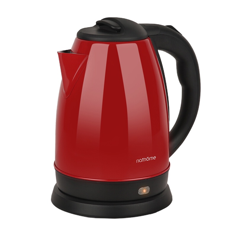 北欧欧慕 (nathome)电水壶 超大彩钢不锈钢 电热水壶NSH1819 1.9L