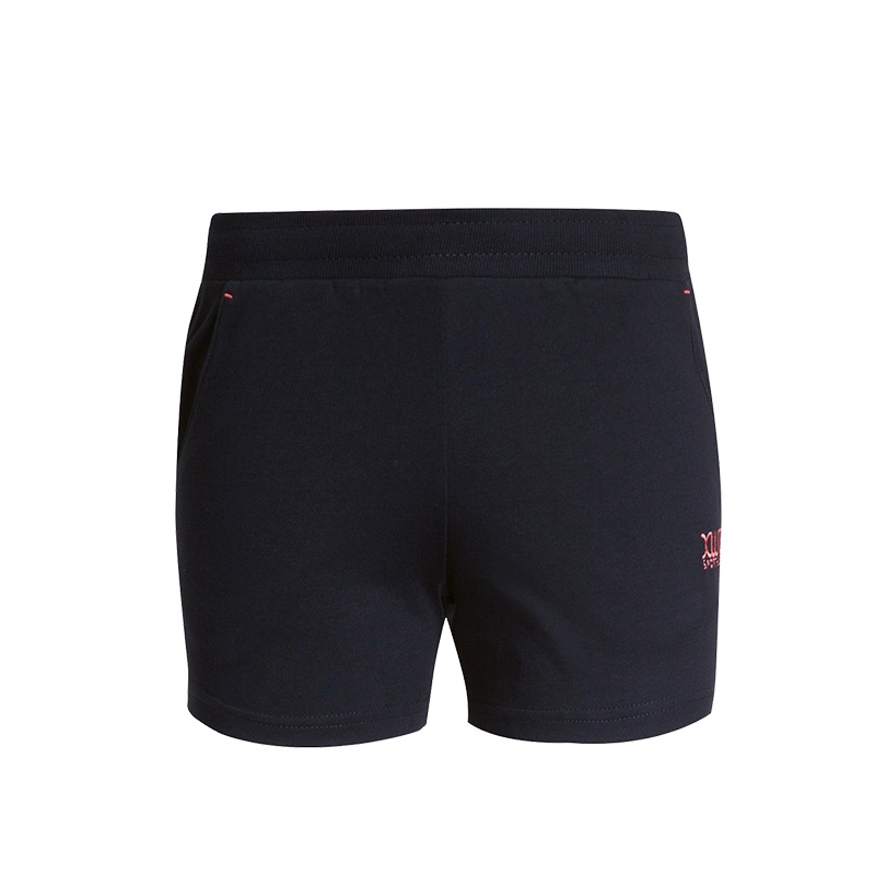 特步女子运动短裤夏季新款同款综合训练运动裤舒适裤子