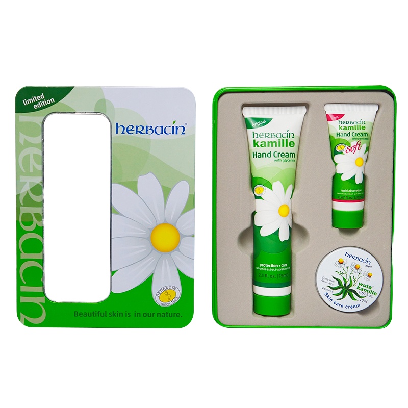 德国贺本清小甘菊经典护手霜套装(75ml+20ml+20ml)(LY)