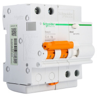 施耐德电气 EA9R 2P C25A/30mA/AC类 漏电保护断路器