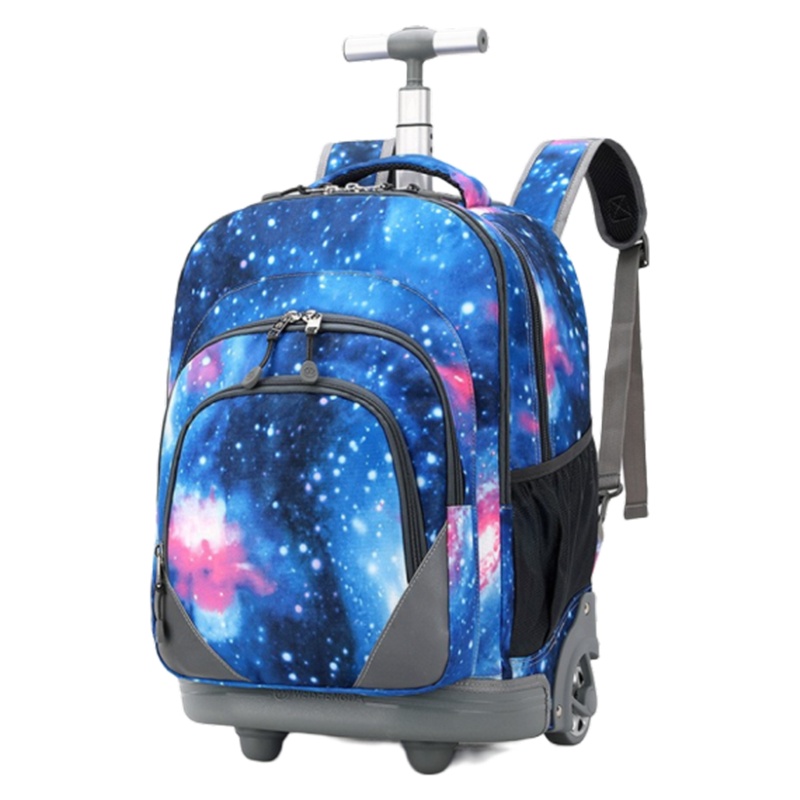 迪嘉乐拉杆书包女可爬楼梯男孩大容量8-16岁中学生可拆卸双肩包