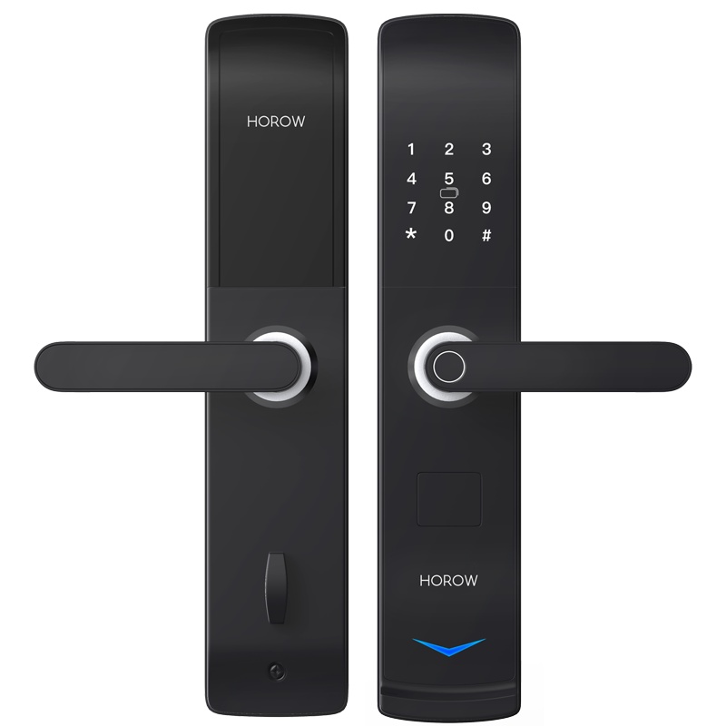 希箭 指纹锁密码锁家用防盗门酒店门锁电子锁全自动刷卡锁 B9半自动智能锁