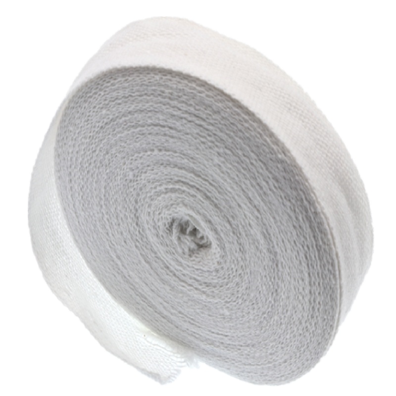 白纱带棉纱带白布带棉布带电工收缩带紧缩带绑带电机维修绑扎绝缘 中棉白布带 宽度25MM 一卷30米