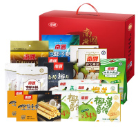 南国 海南特产休闲零食组合2110g 三亚旅游手信南国食品椰子糖薄饼咖啡糖香蕉片