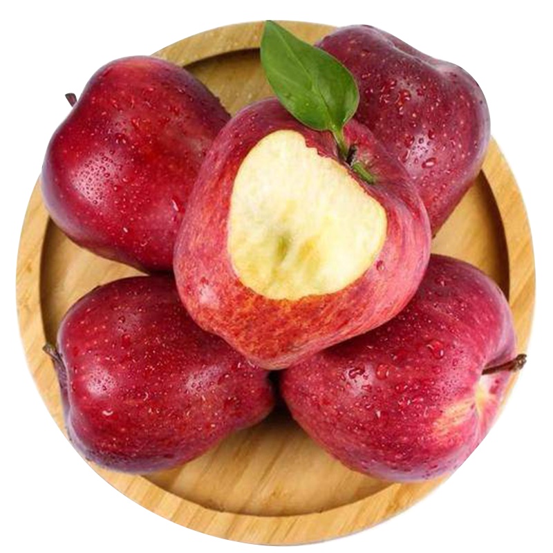 [西沛生鲜]甘肃花牛苹果 蛇果 甜美可口 净重3斤 小果 果径65-70mm 新鲜水果