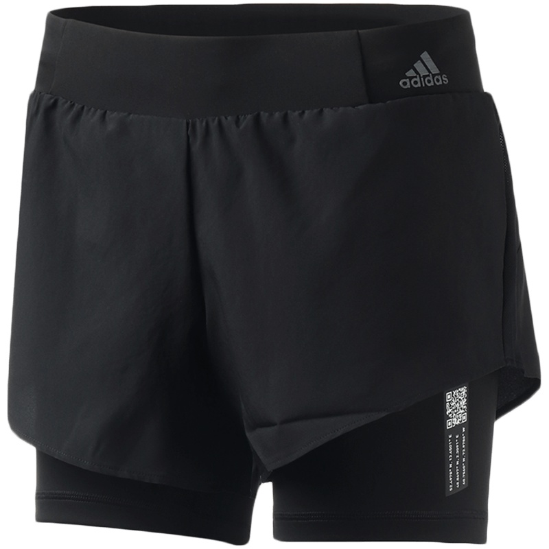 阿迪达斯女服运动短裤健身训练跑步服装DW7822