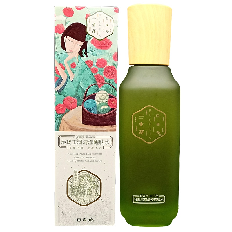 百雀羚三生花爽肤水玲珑玉润清滢醒肤水70ml清爽补水保湿收缩毛孔女各种肤质