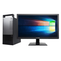 联想扬天T4900v 商用台式电脑 19.5英寸屏(I5-8400 4GB 1TB )