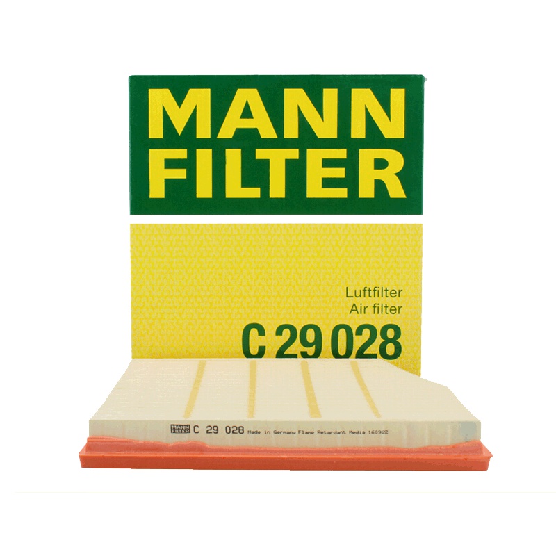 曼牌(MANN)空气滤C29028适配11款宝马1系M135i/11-12款进口宝马335i 3.0T