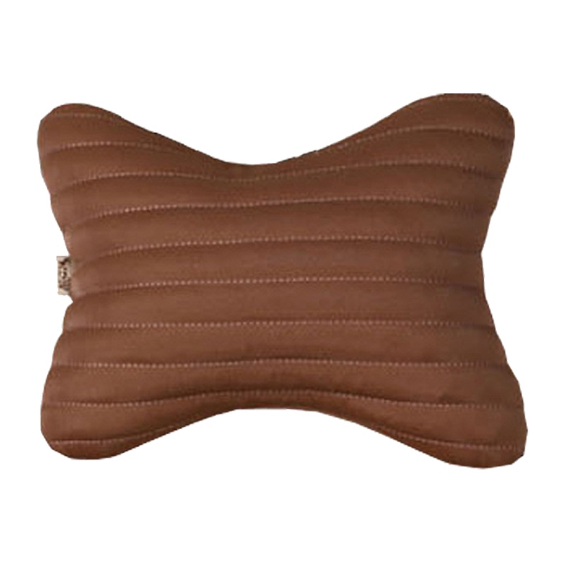 GREAT LIFE汽车头枕护颈枕 四季座椅头枕运动车枕 旅行枕抱枕 咖色