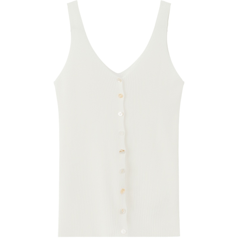 OtherMix肌理修身开衫背心女2021年夏季外穿薄款无袖辣妹上衣内搭