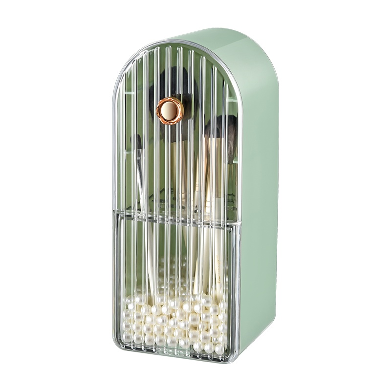 星优口红收纳盒防尘桌面装化妆品口红盒带盖化妆刷唇釉口红置物架