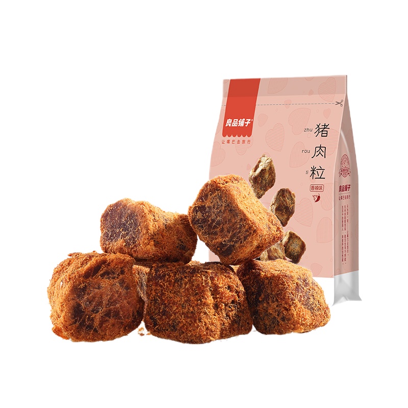 良品铺子猪肉粒(XO酱)98g×2袋零食小吃猪肉类熟食卤味麻辣休闲零食包装小吃袋装
