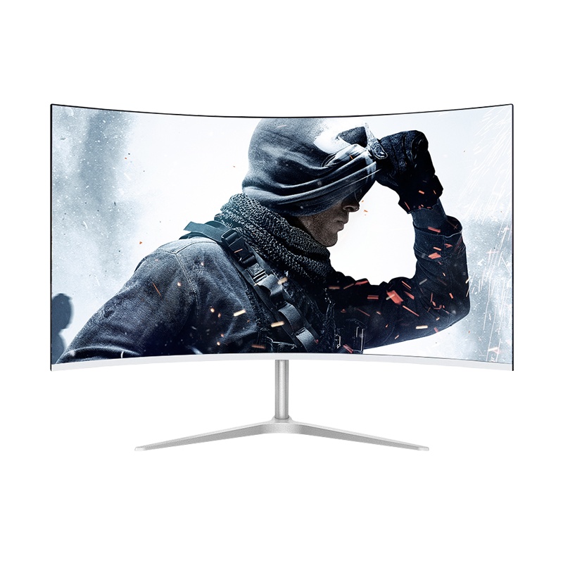 指天下 27英寸曲面显示器75hz 广视角 窄边框 可壁挂 高清HDMI台式电脑护眼电竞游戏显示屏