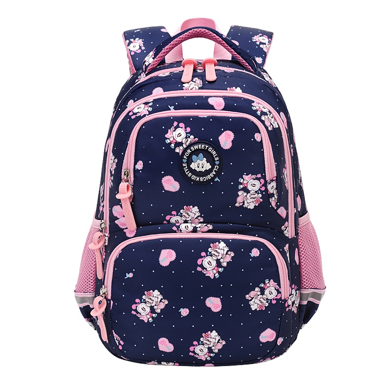 巴布豆 小清新印花包时尚背包儿童书包1515# 小学1-6年级