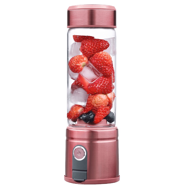 格立高(Geligao)GLG-521 便携式充电榨汁机家用全炸果汁迷你榨汁杯小型料理机双倍动力450ML