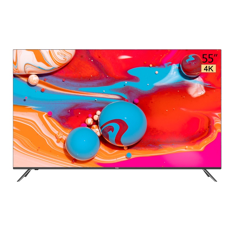 海尔 LU55C61 55英寸4K超高清全面屏 8K解码 蓝牙语音液晶平板电视