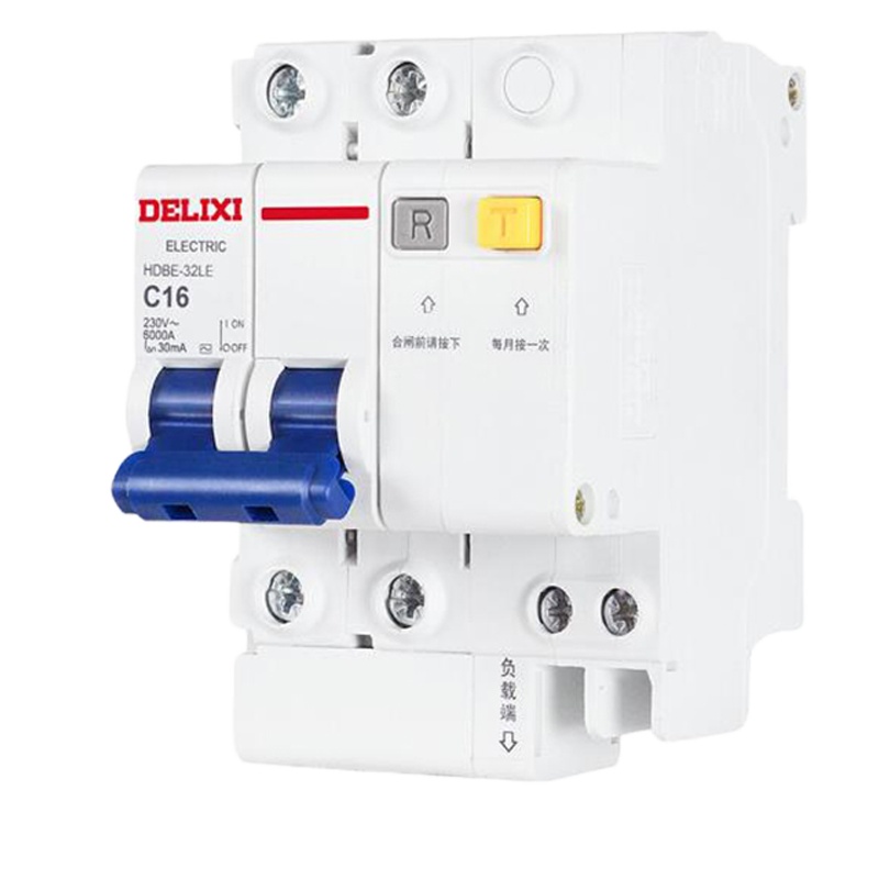 德力西 HDBE32LE2C16 空气开关带漏保小型漏电保护断路器 2P16A (单位：个）