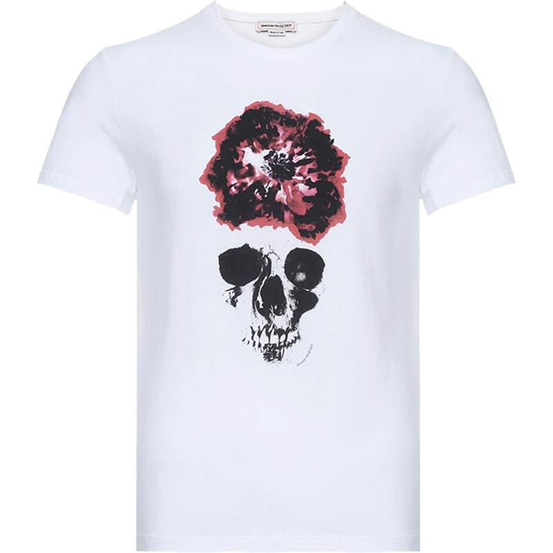 Alexander Mcqueen 亚历山大·麦昆 男士棉质短袖T恤 609581 QOZ93