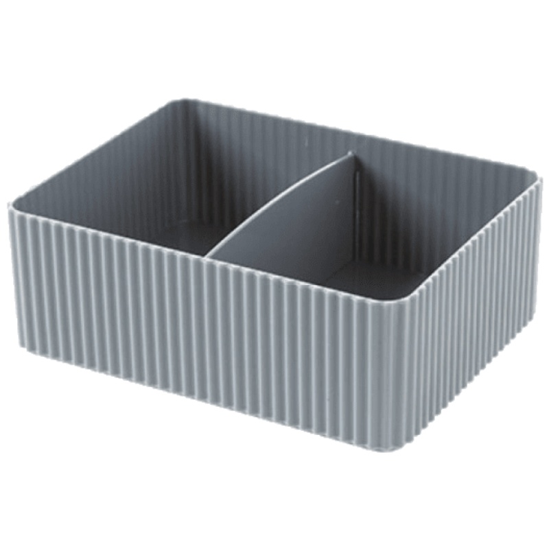 家柏饰(CORATED) 塑料分隔收纳盒护肤品小盒子 桌面长方形化妆品收纳整理盒