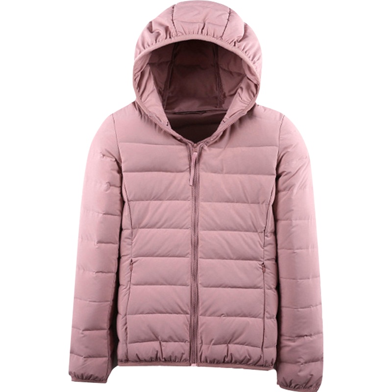 三极户外(Tripolar) TP9014 连帽羽绒服轻薄无缝工艺羽绒服女短款时尚女装夹克羽绒服