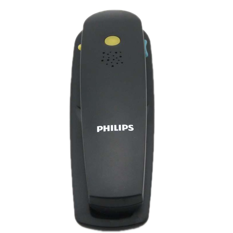 飞利浦(Philips) TD-2801 桌壁两用无来电显示挂墙 电话机 座机家用电话壁挂式小分机 酒店固话(黑色)
