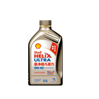 壳牌 (Shell) 金装极净超凡喜力天然气全合成机油Helix Ultra 0W-40 SN级 1L 汽车润滑油