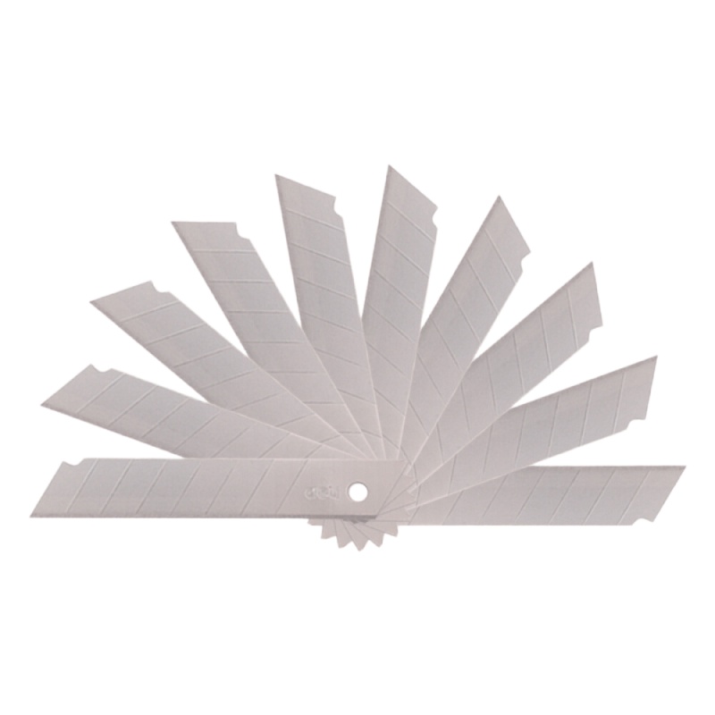 得力(deli)2011 美工刀片 10片/盒