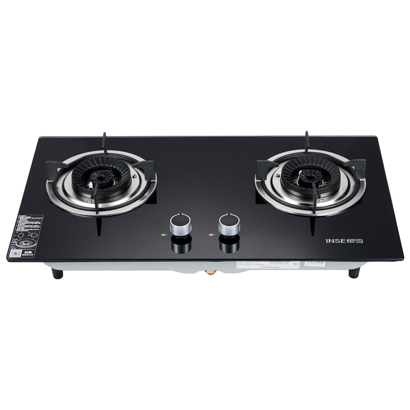 樱雪 (INSE) 天然气灶双灶 燃气猛火灶 一级能效 台式嵌入式 燃气炉具 JZT-Q2020(B)4.5kW 天然气