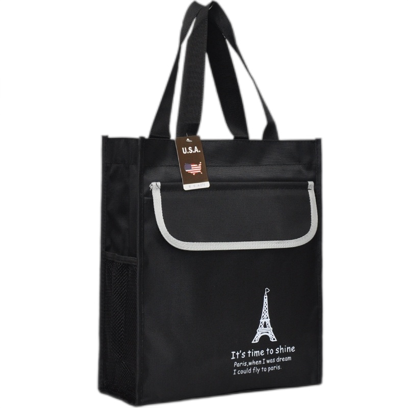 伽嗒拉链牛津帆布手提袋30*12*35cm(单位:个)