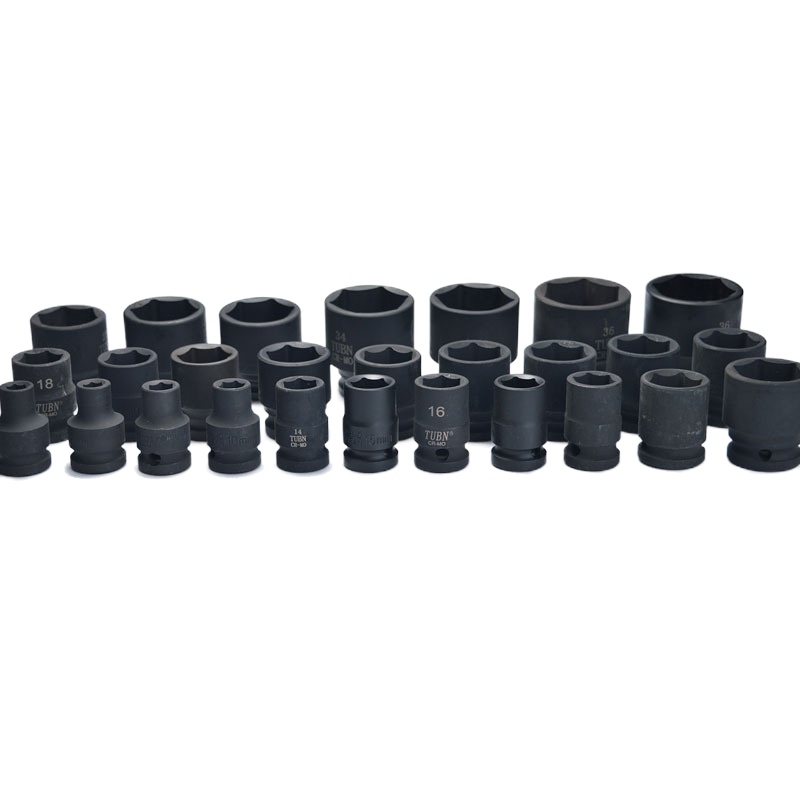 风炮套筒头 电动扳手风动六角气动短套头 加厚风批 30mm