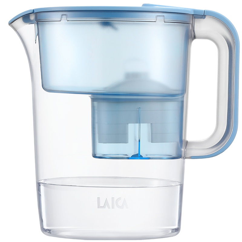 莱卡(LAICA) 滤水壶LA35EN-B 便携式家用滤水壶 过滤净水器 西西里系列3.5L海洋蓝 进口滤芯 一壶一芯装