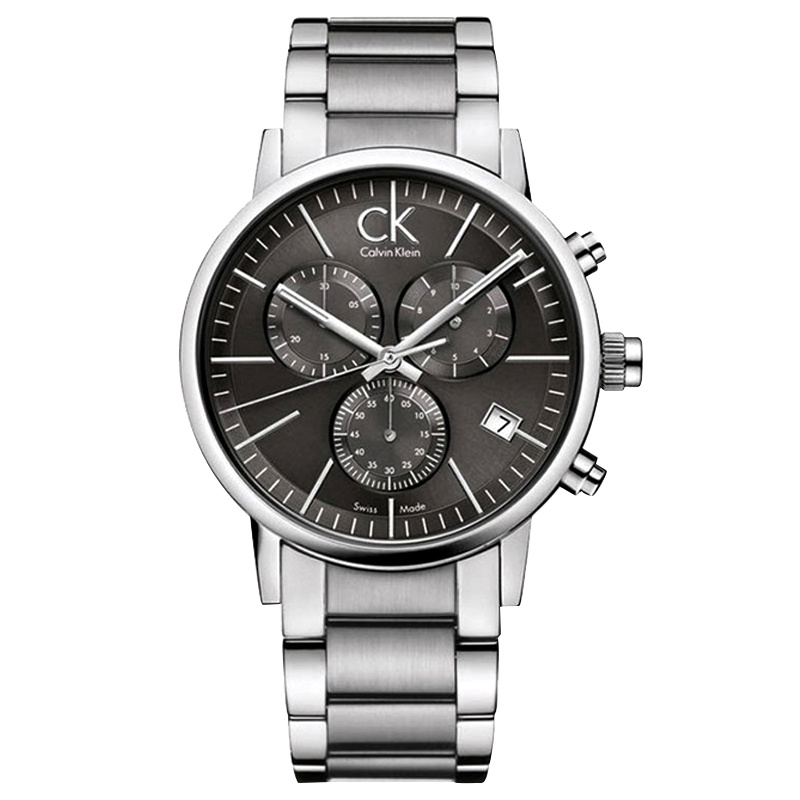 CK卡文克莱（Calvin Klein）手表男表石英表 黑盘钢带K7627161