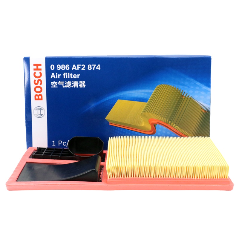 博世(BOSCH)空气滤清器0986AF2874(朗逸1.6i/速腾1.6i/宝来1.8i/polo1.4i/1.6i)