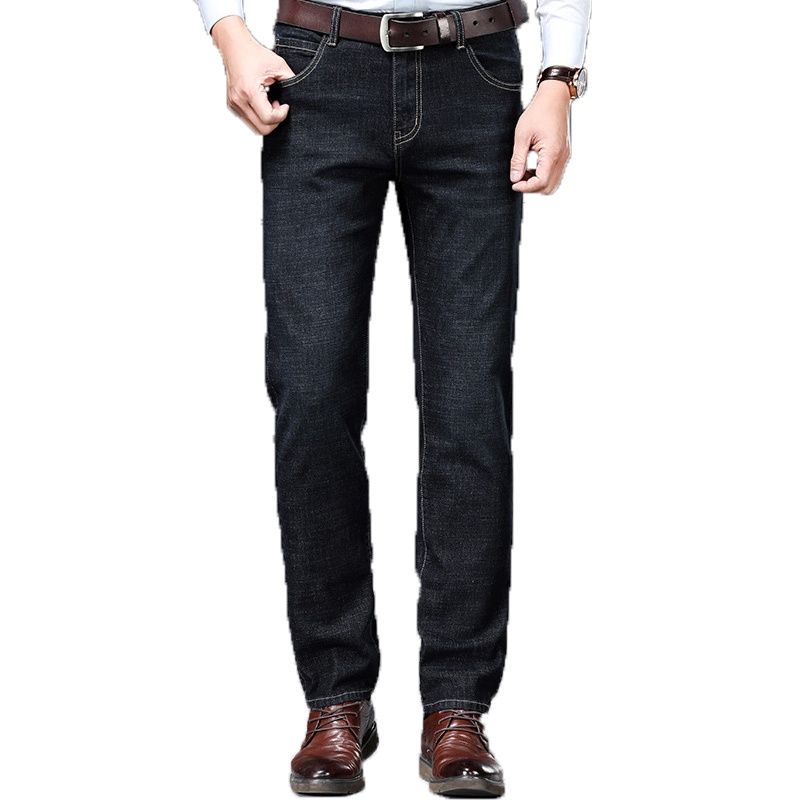 JEEP吉普牛仔裤2020男士秋季新款宽松长裤弹力秋冬休闲裤子直筒裤