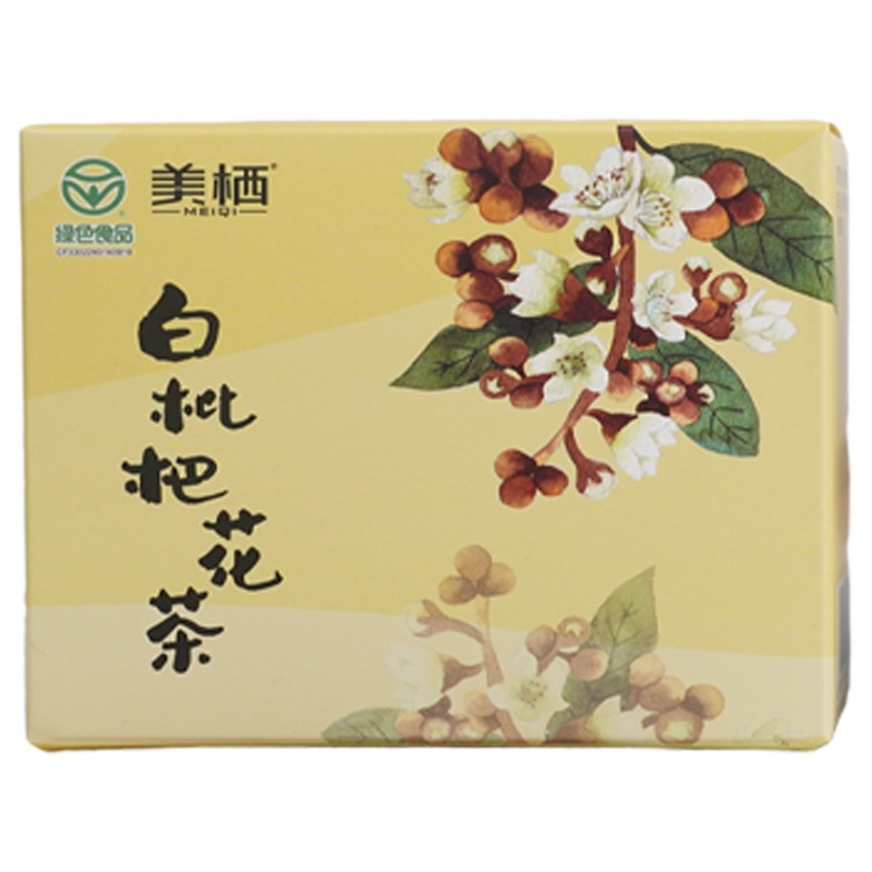 【美栖】宁海特产优质白枇杷花茶手工采摘纯花瓣茶包清柿润柿伴手礼送长辈送女友天然无添加1盒5包
