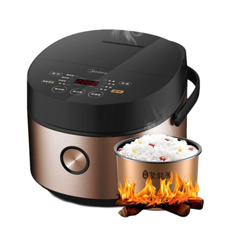 美的（Midea）MB-FB50E511电饭煲5升大容量智能电饭锅 24小时预约 触摸操控匠铜聚能釜内胆 多功能电饭锅