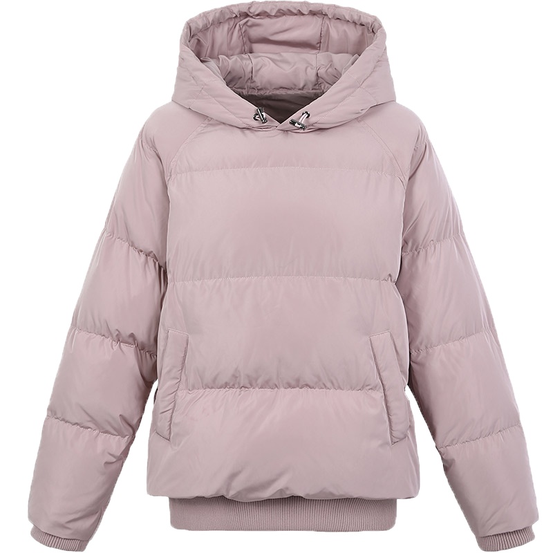 鸭鸭 秋冬新款女装时尚加厚连帽套头运动羽绒服女短款B-57238