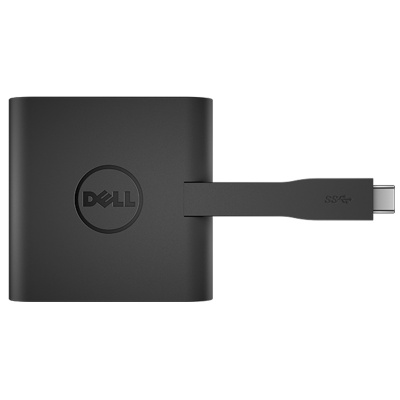 戴尔(DELL)type-c扩展坞拓展坞 XPS转换器USB-C转HDMI/VGA/以太网/USB DA200