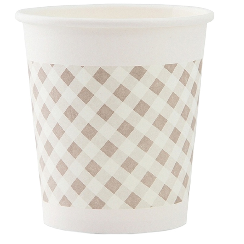 得力(deli) 9569纸杯(白)180ml(50只/包)6盎司240g太阳纸+18gPE膜*2纸杯