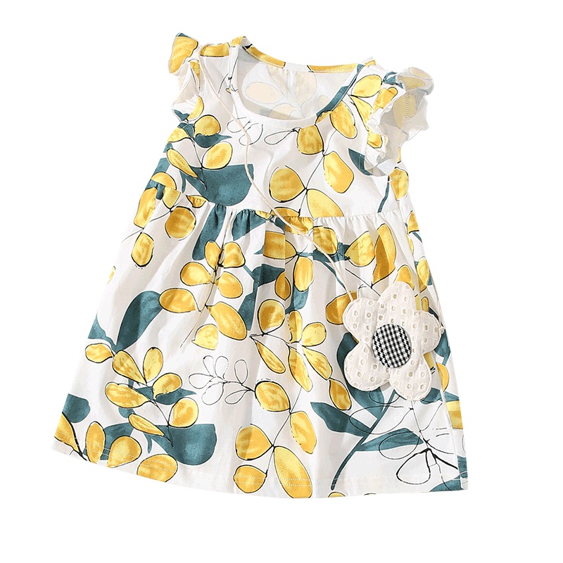 猫人女童连衣裙夏季新款春装公主裙儿童小女孩洋气时尚裙子
