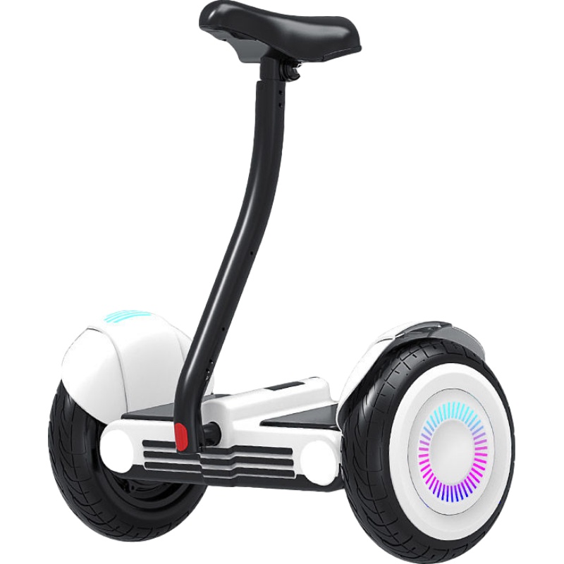 双轮电动儿童平衡车可坐可骑小学生女便宜智能代步车带扶手可坐可骑