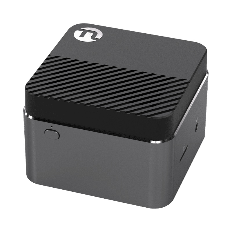 宁美国度魔方迷你电脑主机四核J4125家用办公4K高清口袋便携minipc客厅htpc wifi+蓝牙迷你微型小电脑主机分体式电脑主机[钢铁侠版 8G内存+256G M.2硬盘]