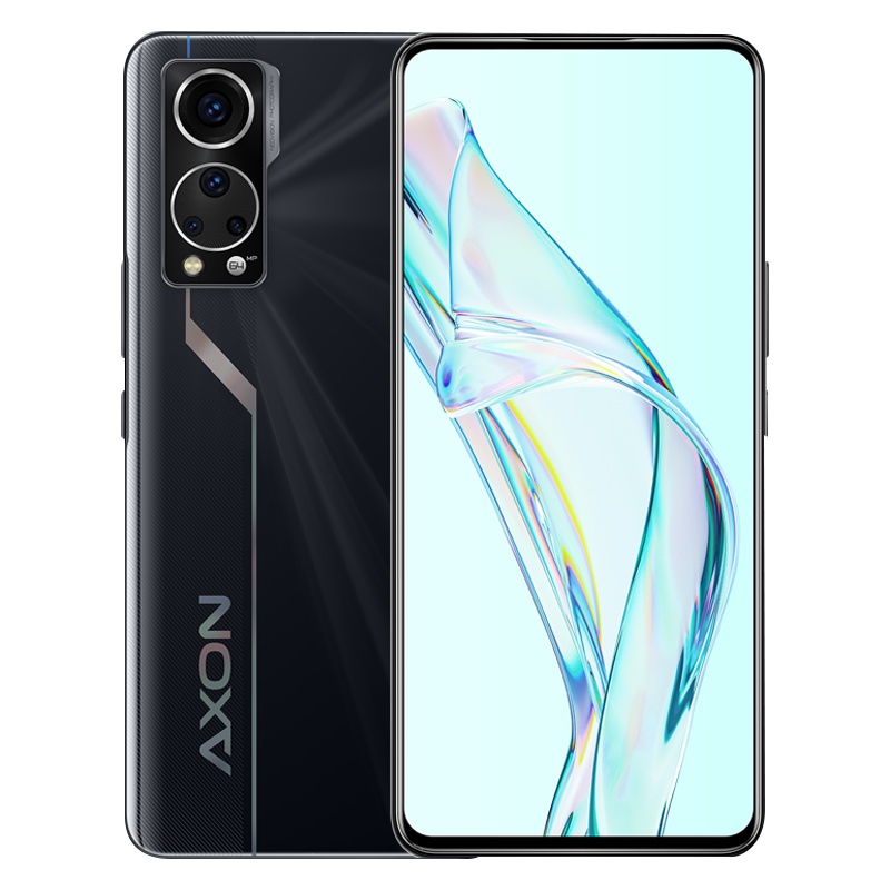ZTE 中兴Axon 30全新一代屏下摄像手机 AMOLED 120HZ屏 6GB+128GB 黑曜 骁龙870 55W快充A30屏下游戏双5G手机