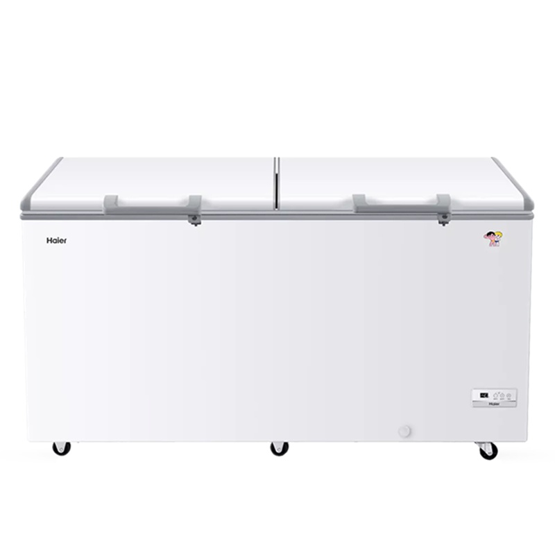 海尔（Haier）冷柜 卧式冰柜 429升 电子显示屏 带脚轮 家用 商用顶开门冷柜零下40度BC/BD-429HEK