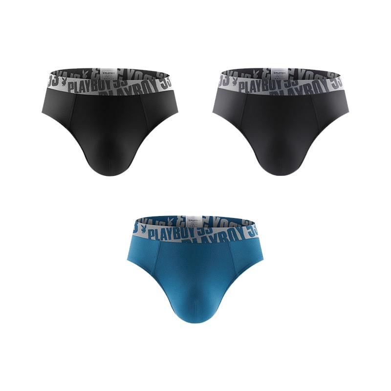 花花公子内裤男士三角裤抑抗菌多色宽腰弹力新疆棉透气夏季男式短裤衩5751