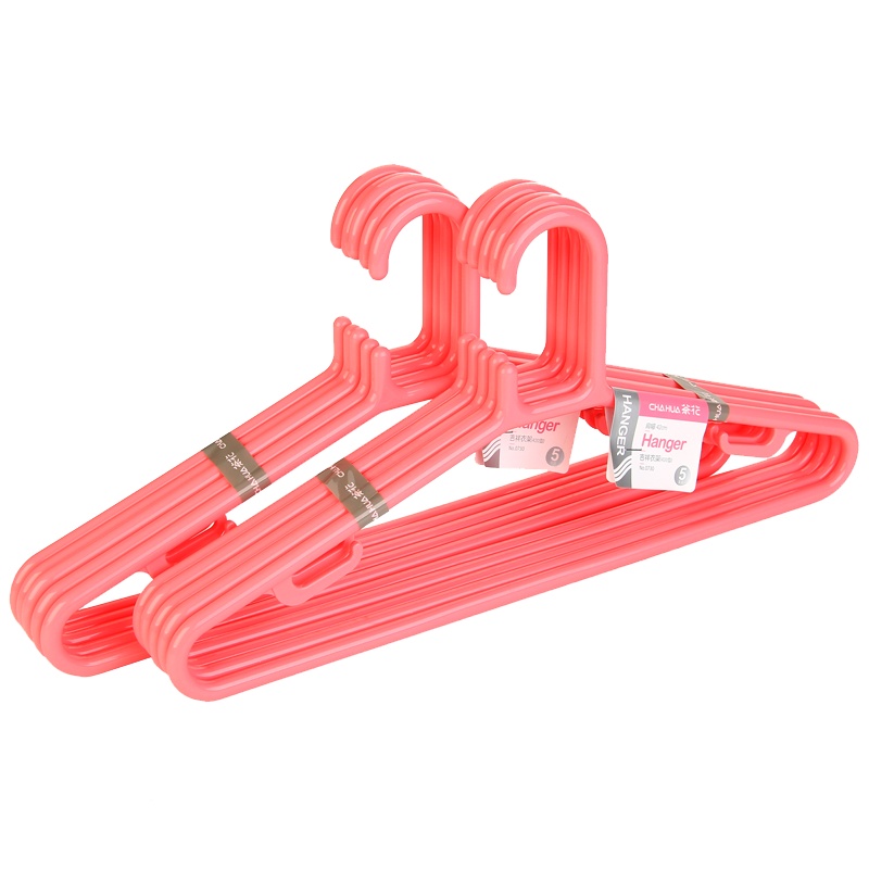 茶花 730 晾衣架子加粗挂钩晒衣架418mm宽幅 (单位:组)