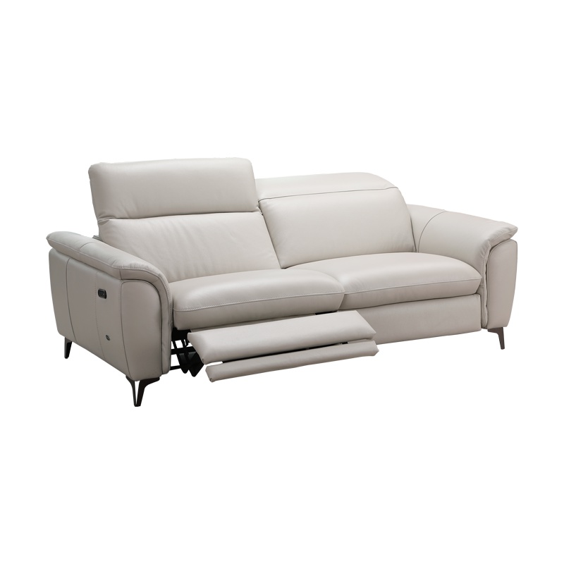 科智乐智能欧式真牛皮沙发组合NANA-U 米白 一人位